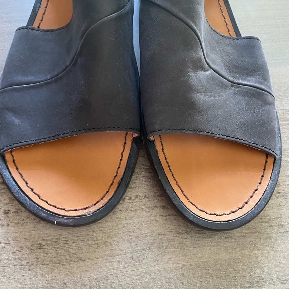 Free people Mont Blanc sandals the color is like a dark grayish black - Picture 6 of 12